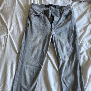 Grey-washed Express jeans, size 8, Leggings high rise w/ stretch